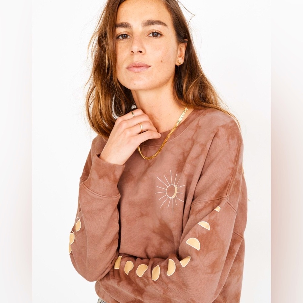 Madewell Moonphase Graphic Tie-Dye Mainstay
Sweatshirt